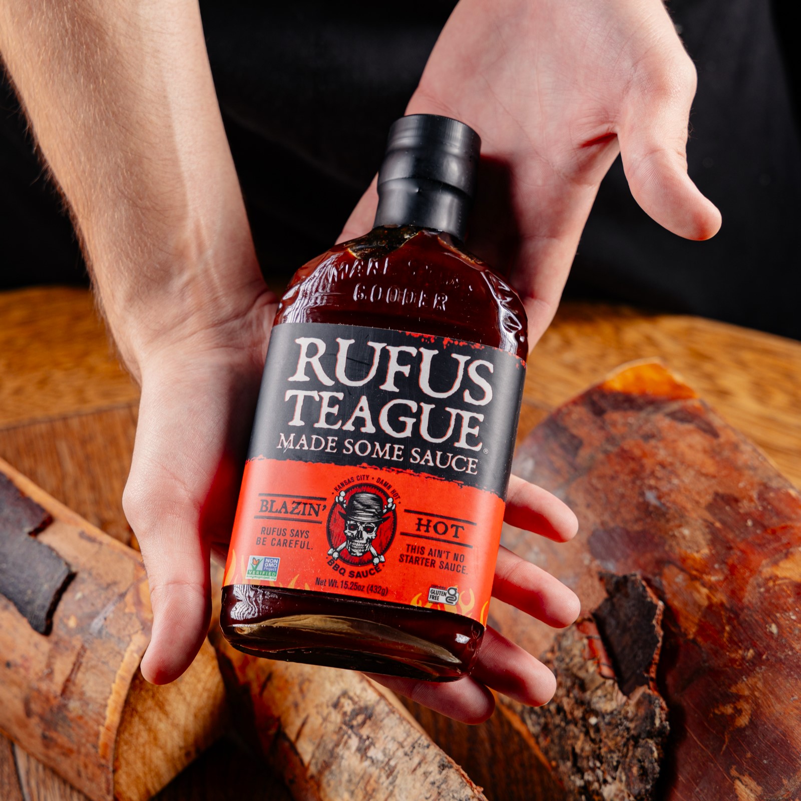 Соус томатный Rufus Teague "BLAZIN HOT"(Острый) - 432 гр.